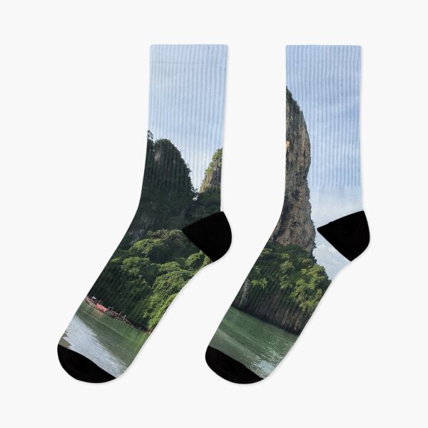 Item preview, Boats at Railay beach krabi Thailand designed and sold by Travel Planet.