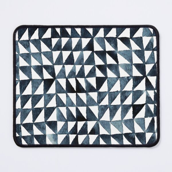 Item preview, Triangle Grid in slate blue designed and sold by studioanalog.