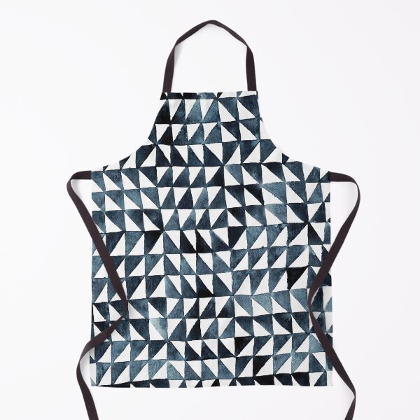 Item preview, Triangle Grid in slate blue designed and sold by studioanalog.