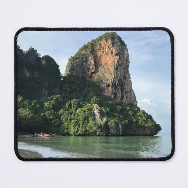 Item preview, Boats at Railay beach krabi Thailand designed and sold by Travel Planet.