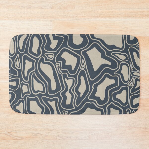 Item preview, Coral Inspired Line Pattern - Navy designed and sold by PaintInTheNight.