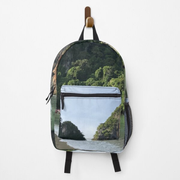 Item preview, Boats at Railay beach krabi Thailand designed and sold by Travel Planet.