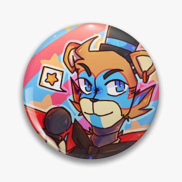 Item preview, FNAF Security Breach- Glamrock Freddy Sticker designed and sold by FlameonLeaf.
