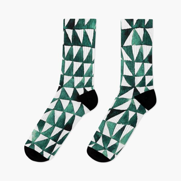 Item preview, Triangle Grid in green designed and sold by studioanalog.