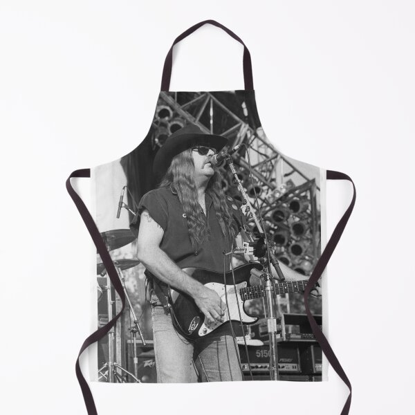 Item preview, Hughie Thomasson The Outlaws BW Photograph designed and sold by ConcertImages.