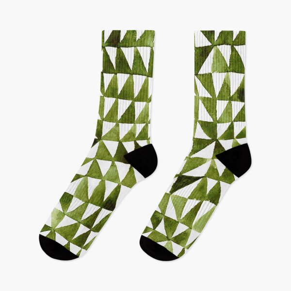 Item preview, Triangle Grid in olive designed and sold by studioanalog.