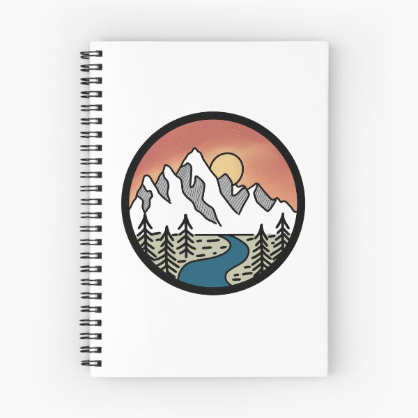 Item preview, Sunset Mountain Doodle designed and sold by BeaverCoDsgn.