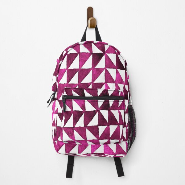 Item preview, Triangle Grid in pink designed and sold by studioanalog.