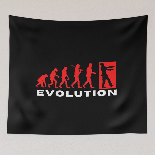 Item preview, Evolución de Man Zombie - De mono a genialidad designed and sold by LJ4EVER.