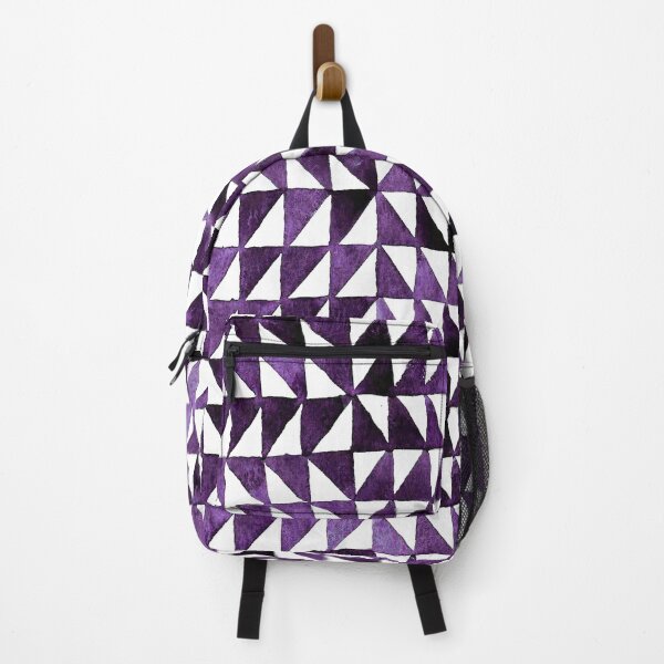 Item preview, Triangle Grid in purple designed and sold by studioanalog.