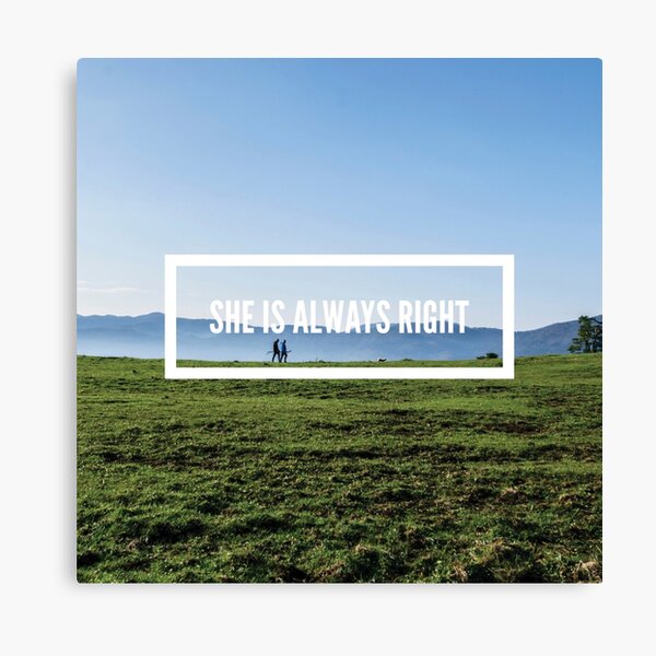 "She is Always Right" - pg. 10 Canvas Print