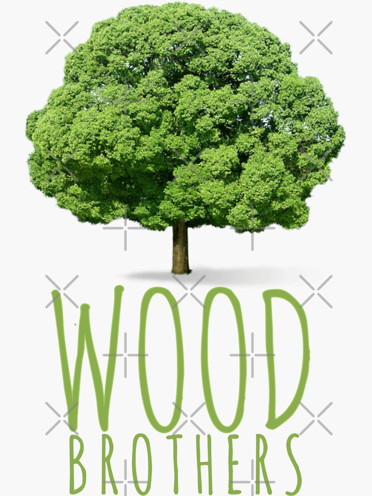 "Wood Brothers " Sticker by Trigger413 Redbubble