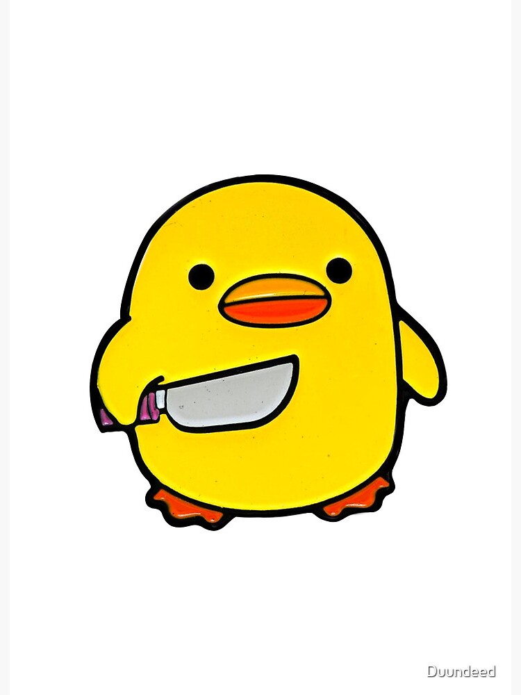 Duck you Süße Ente mit Messer Meme Huhn Geschenk' Tasse