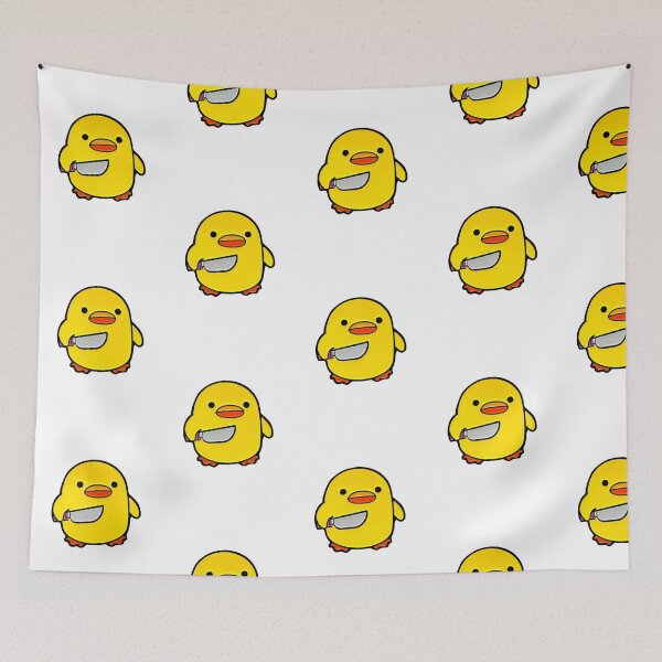Item preview, Duck with a Knife, Angry Cute Duck, Duck cute drawing, cute chicken with a knife, duck with knife meme, cute duckie designed and sold by Duundeed.
