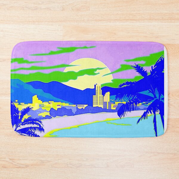Item preview, PHUKET THAILAND : Vintage Patong Beach Travel Advertising Print designed and sold by posterbobs.