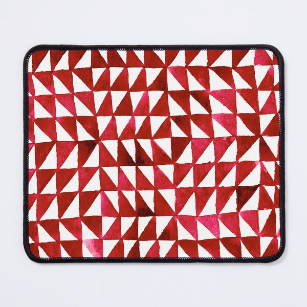 Item preview, Triangle Grid in red designed and sold by studioanalog.