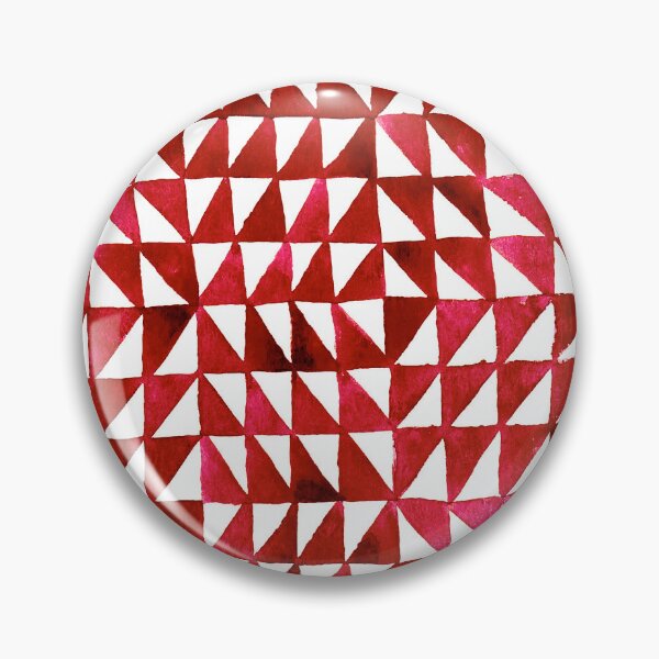 Item preview, Triangle Grid in red designed and sold by studioanalog.