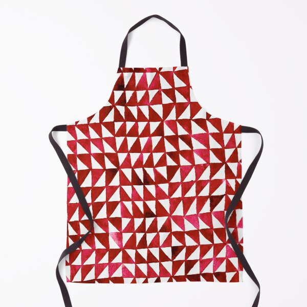 Item preview, Triangle Grid in red designed and sold by studioanalog.