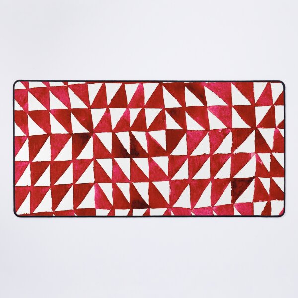 Item preview, Triangle Grid in red designed and sold by studioanalog.