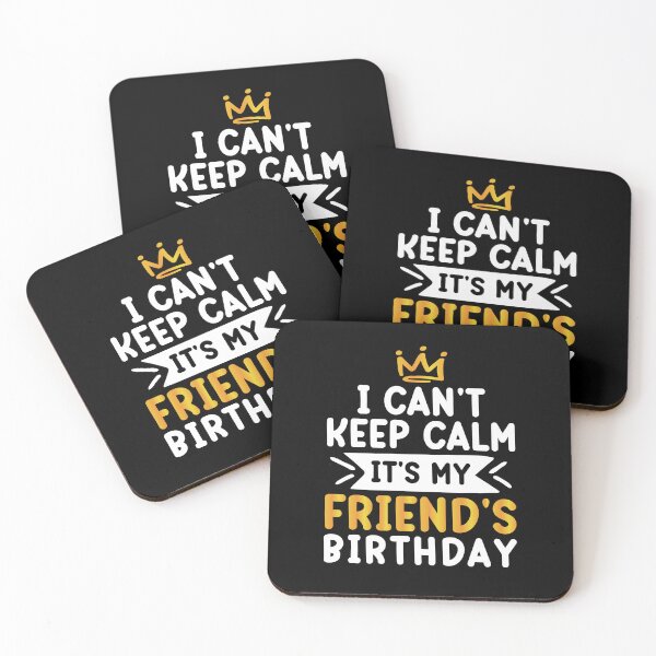 Item preview, i can't keep calm it's my best friend's birthday designed and sold by AristoDesigner.