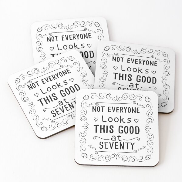 Item preview,  not everyone looks this good at 70th birthday,Funnygift for dad,mum  designed and sold by goodprints shop.