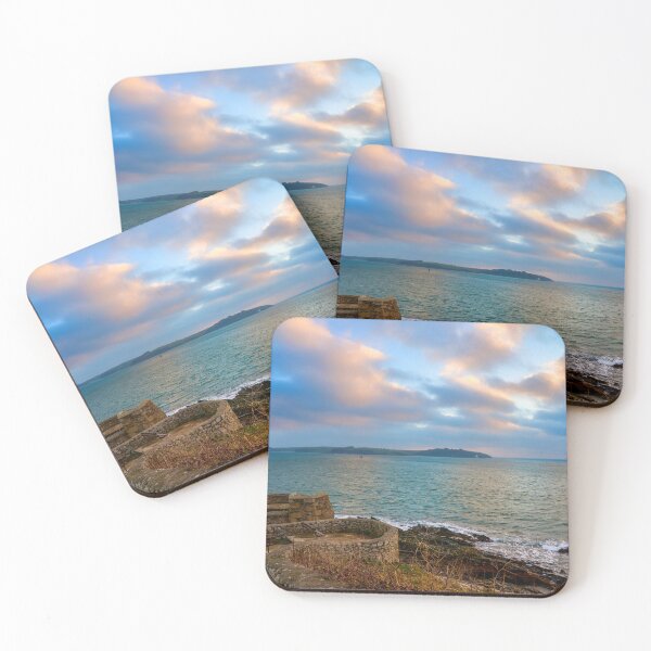 Item preview, Winter sunrise over Falmouth Bay and Pendennis, Cornwall designed and sold by VnGphoto.