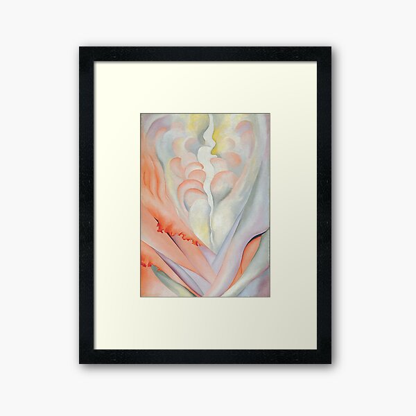 Georgia O'Keeffe Flower Abstraction Framed Art Print