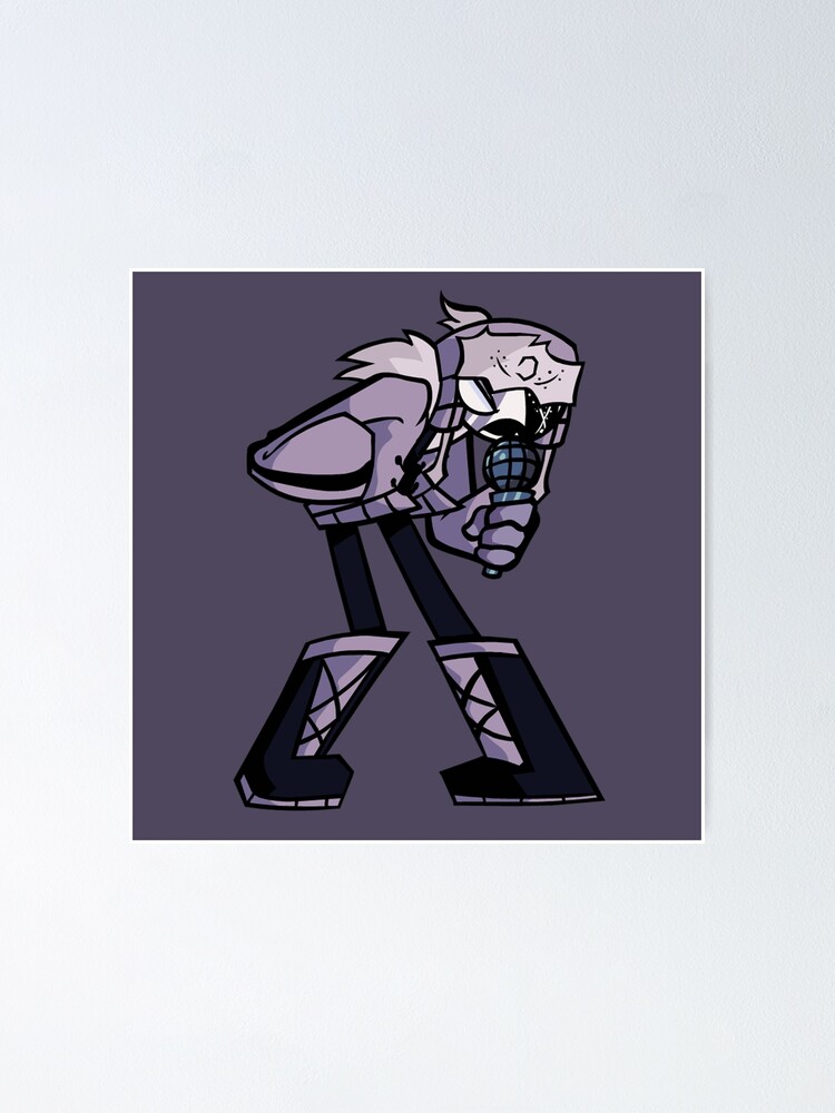 "Ruv FNF Reanimated Right Pose" Poster by RocketG Redbubble