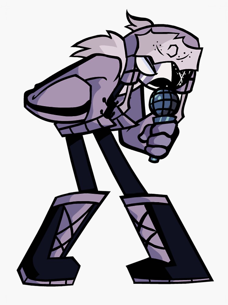 Pegatina «Postura derecha reanimada de Ruv FNF» de RocketG | Redbubble