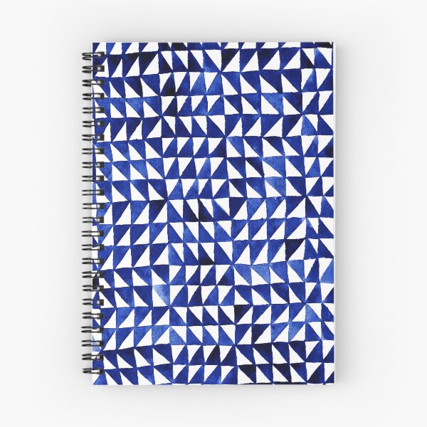 Item preview, Triangle Grid in ultramarine designed and sold by studioanalog.