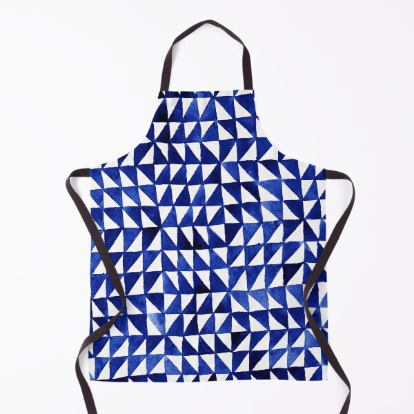 Item preview, Triangle Grid in ultramarine designed and sold by studioanalog.