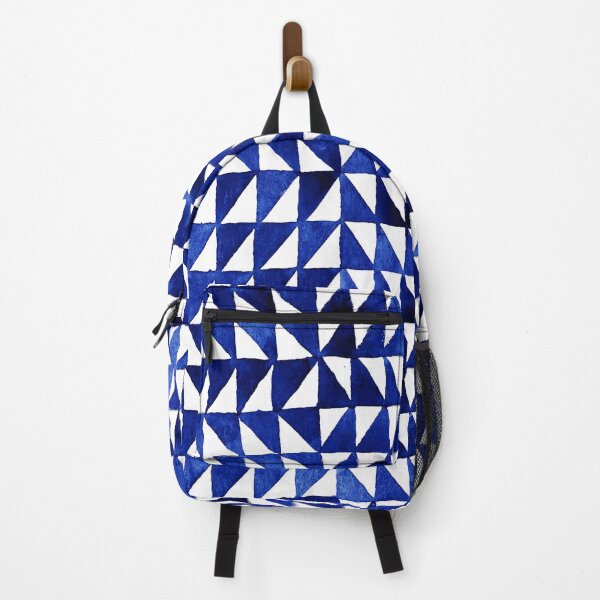 Item preview, Triangle Grid in ultramarine designed and sold by studioanalog.