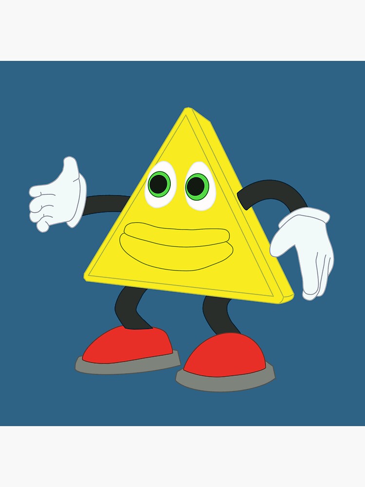 "Dancing Triangle Meme" Poster for Sale by artninjaguy Redbubble