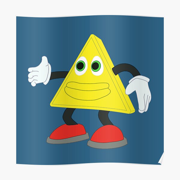 "Dancing Triangle Meme" Poster for Sale by artninjaguy Redbubble