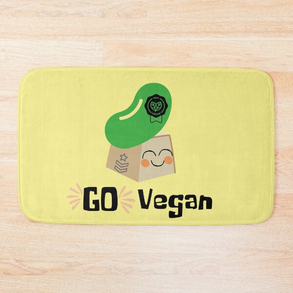Item preview, Go Vegan- Tofu with bean shape Military beret designed and sold by BronikowskiART.