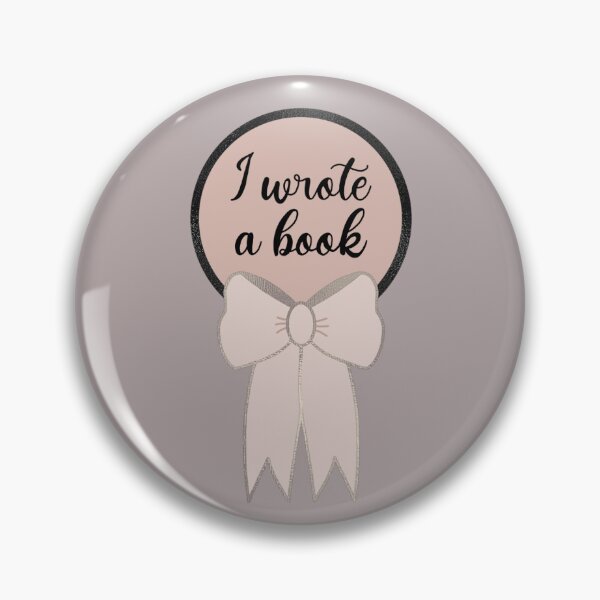 Item preview, I Wrote A Book Medal designed and sold by WondrousDoodles.