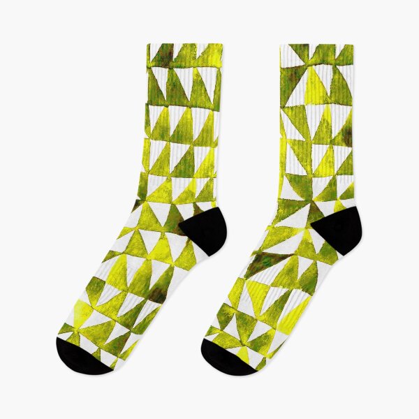 Item preview, Triangle Grid in yellow designed and sold by studioanalog.