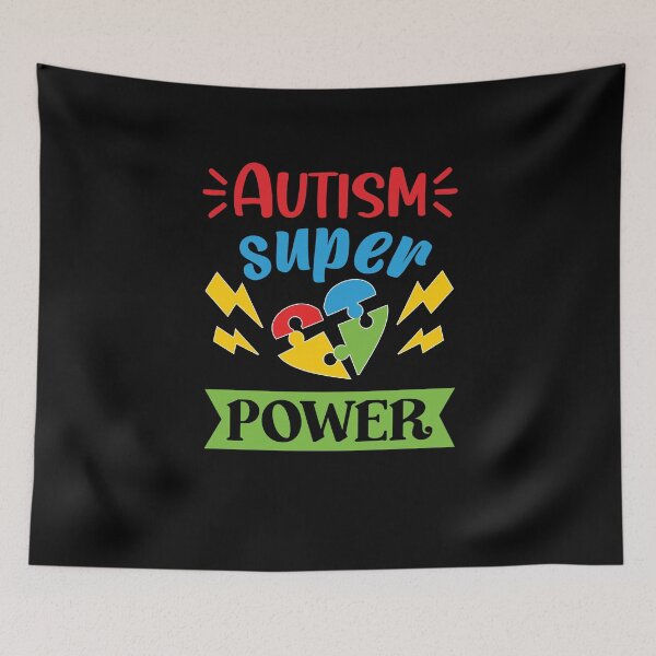 Item preview, Autism Super Power Awareness Month Autistic Support Mom Son designed and sold by MadrigueraSM-.