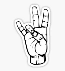 VI Sign Language Sticker