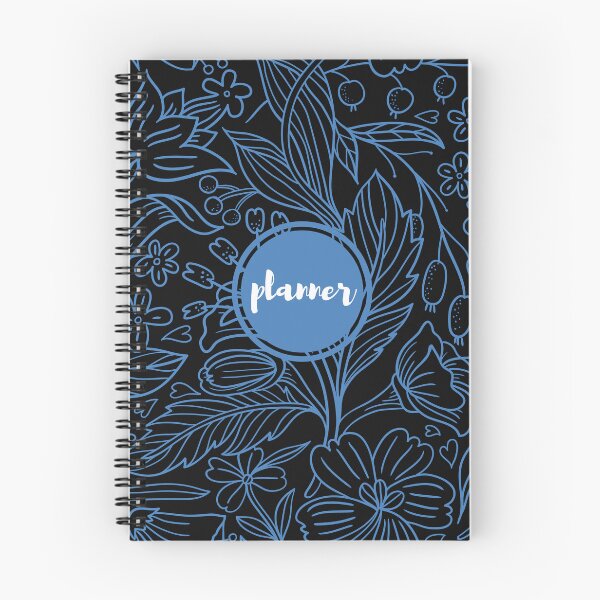 Item preview, Planner 2022 blue floral pattern not customized designed and sold by AlinaOz.