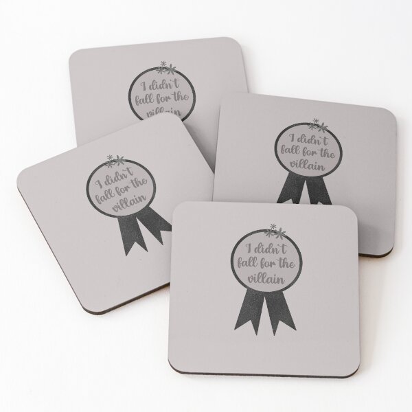 Item preview, I Didn’t Fall For The Villain Medal designed and sold by WondrousDoodles.