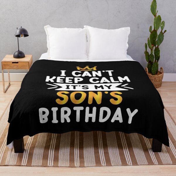 Item preview, i can't keep calm it's my son's birthday designed and sold by AristoDesigner.