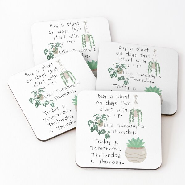 Item preview, Buy More Plants Every Day of the Week designed and sold by MochaMeli.