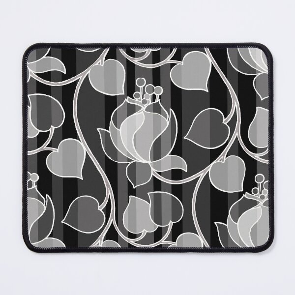 Item preview, Floral Black Good Vibrations Lux art by Miguel Matos Official designed and sold by MiguelMatosArt.
