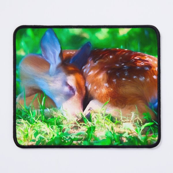 Item preview, Painterly Sleeping Fawn designed and sold by Thymely.