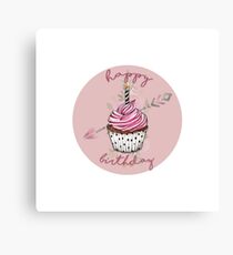 Happy Birthday Canvas Print