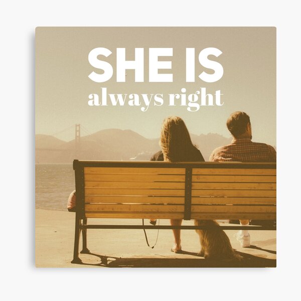 "She is Always Right" - pg. 13 Canvas Print