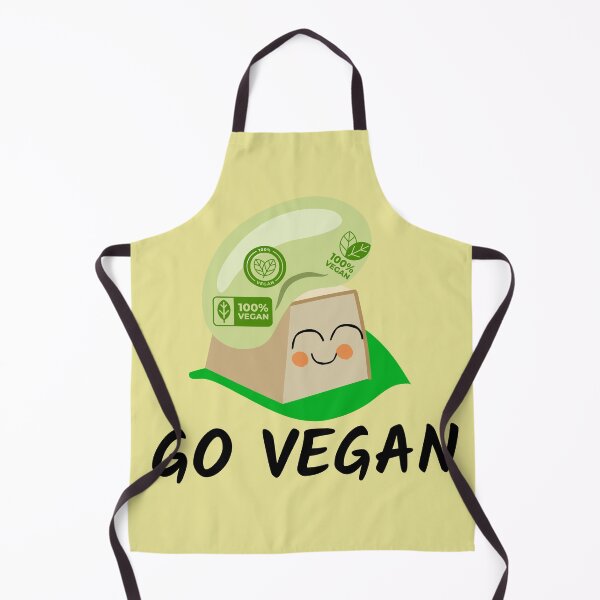 Item preview,  Go Vegan- Funny Tofu with bean designed and sold by BronikowskiART.