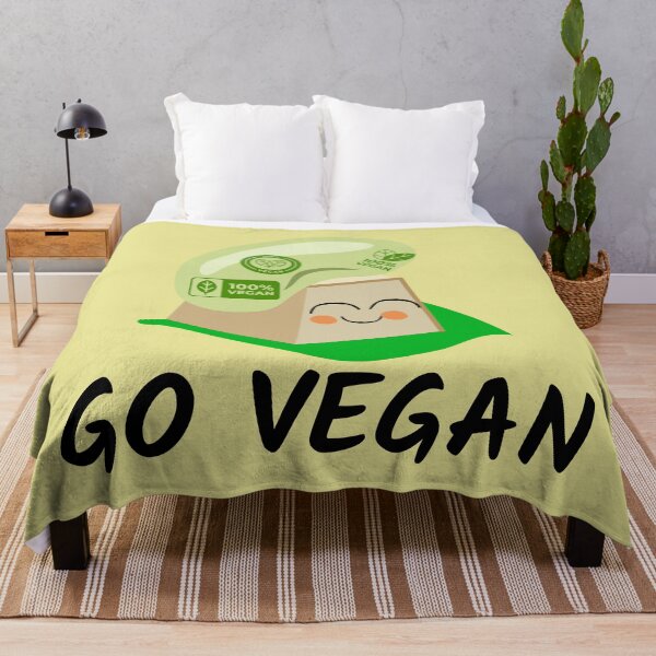 Item preview, Go Vegan- Funny Tofu with bean designed and sold by BronikowskiART.