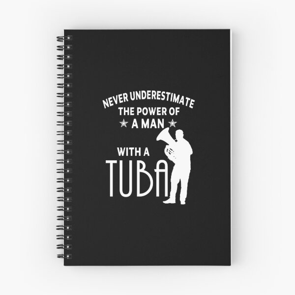 Item preview, Tuba Player Gift, never underestimate The Power A Man with A Tuba tubaist Funny Musician  Band Gift  Funny Rude Offensive saying, designed and sold by joygift369.